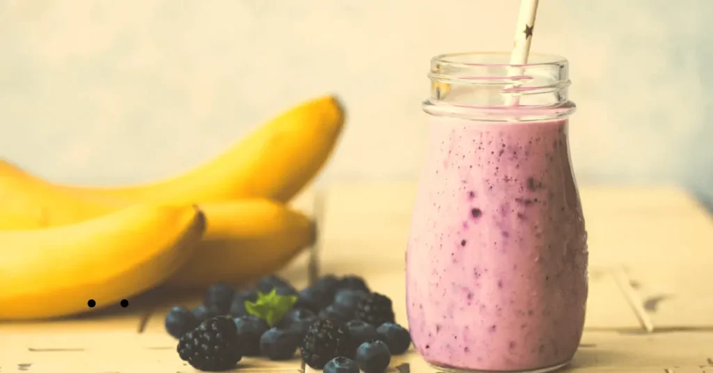 Banana And Blueberry Smoothie