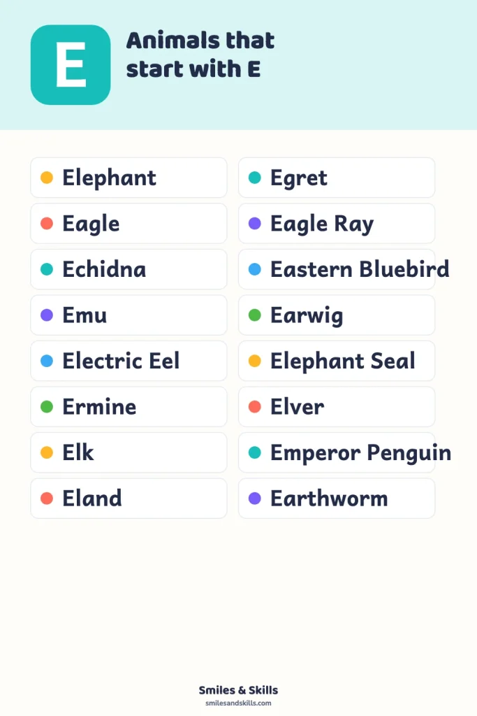 16 Exotic Animals That Start With E