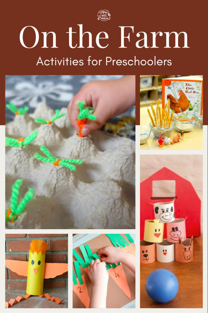 Farm Animals Theme for Preschoolers