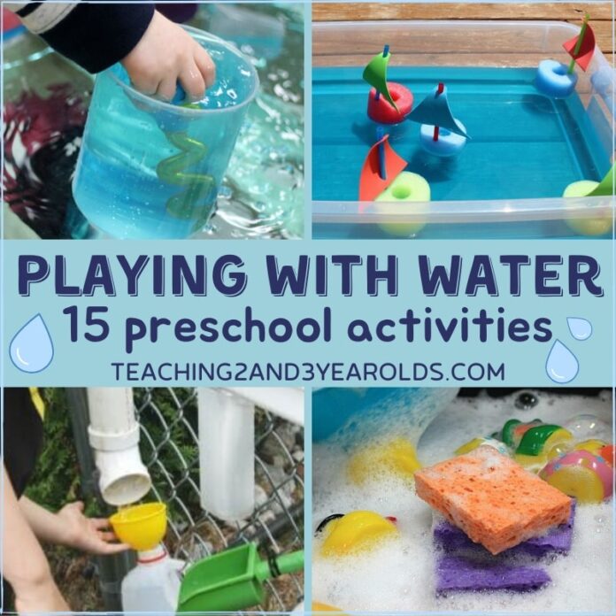 Water Activities for Preschoolers