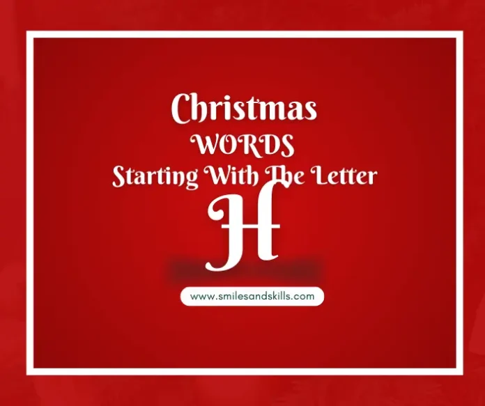 Christmas Words That Start With H