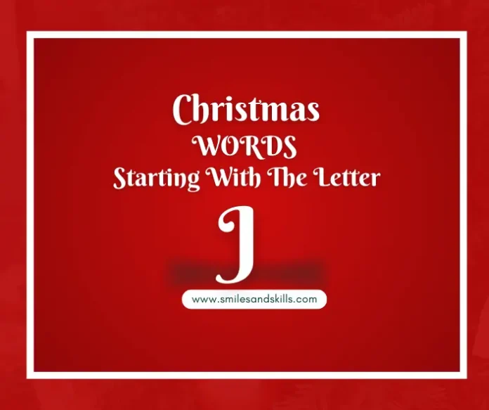 Christmas Words That Start With J