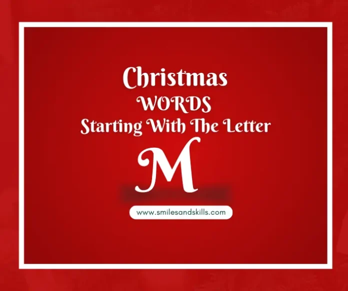 Christmas Words That Start With M