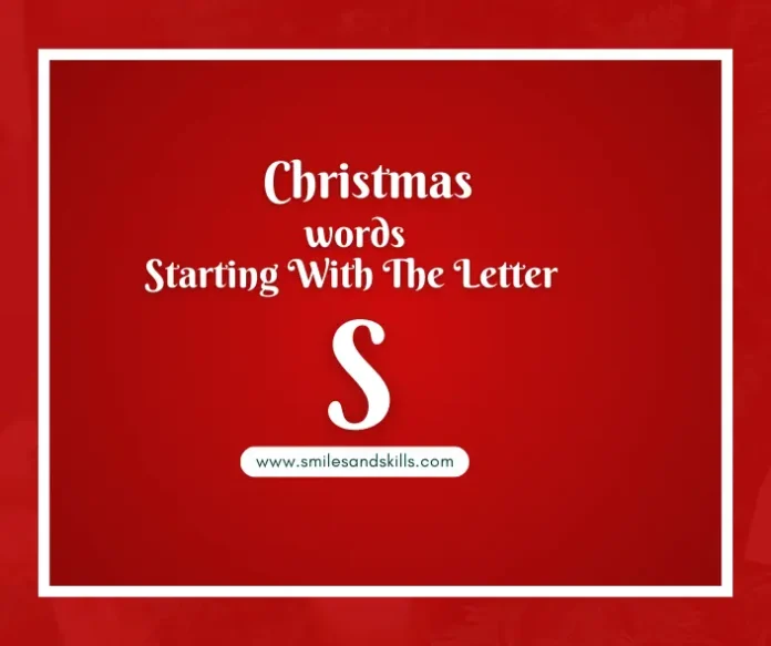 Christmas Words That Start With S