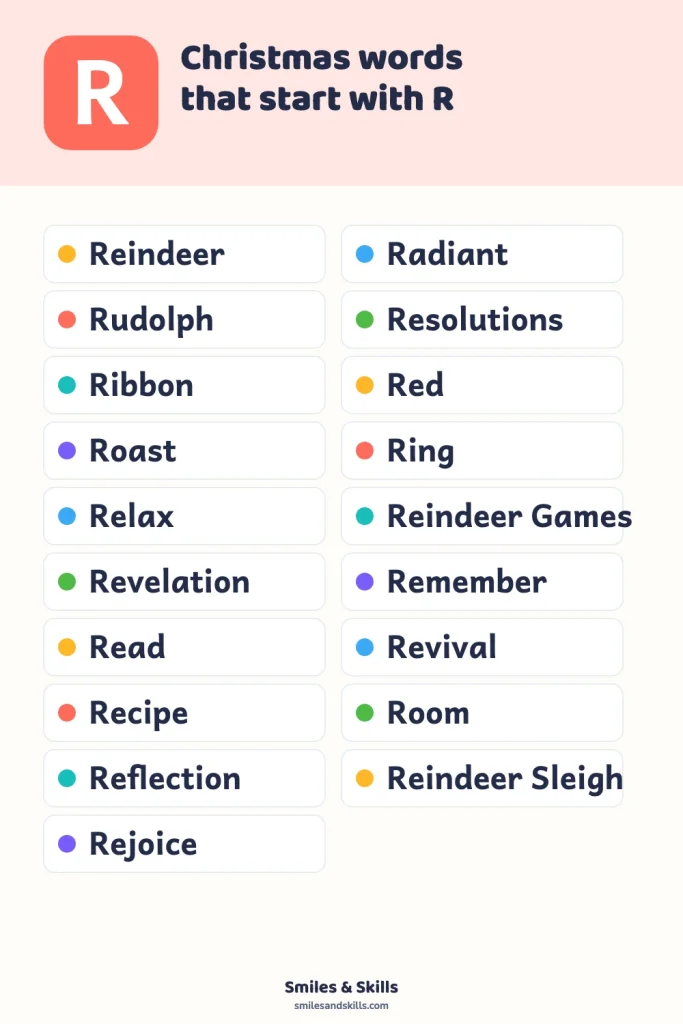 Christmas Words That Start With R: Revel in Festive Joy!