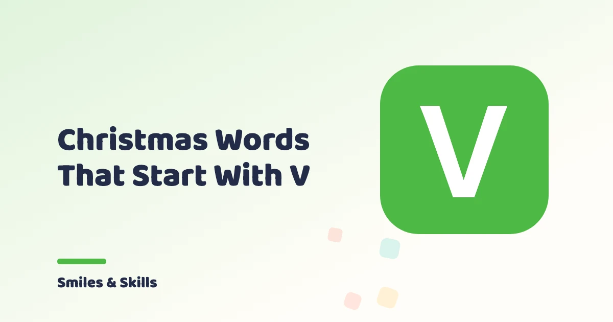 Christmas Words That Start With V: Vibrant Vocabulary