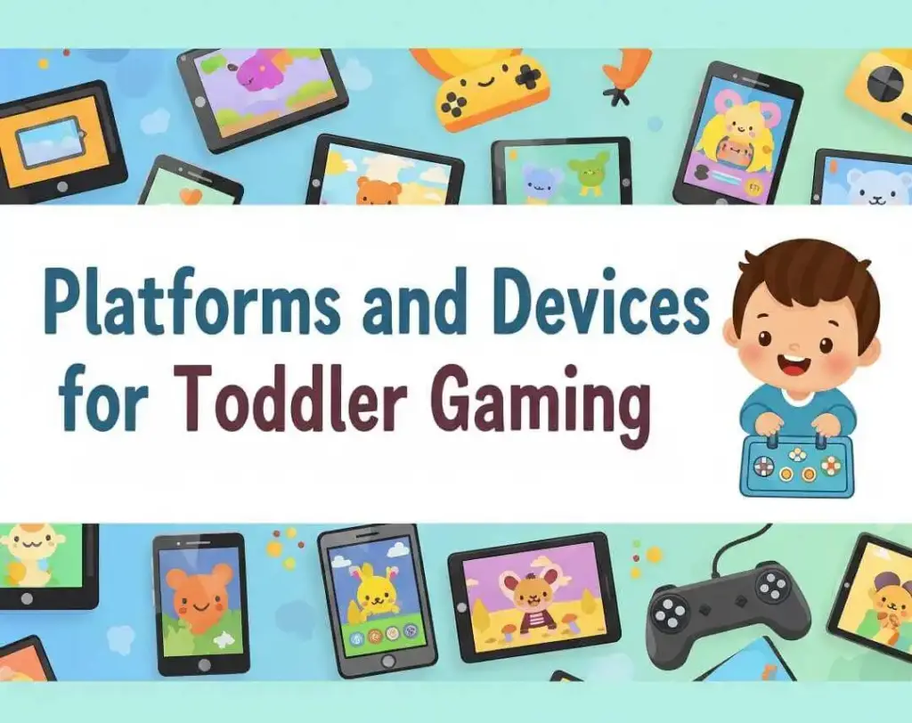 Platform and devices for toddler gaming