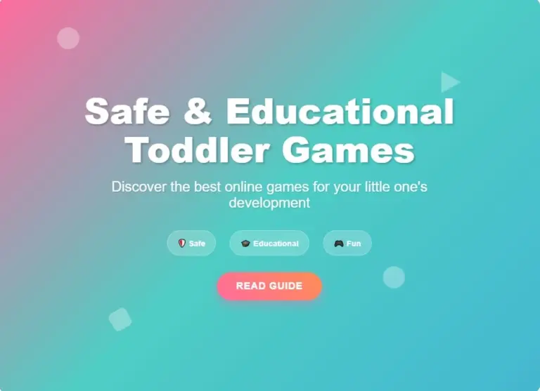 Toddler Online Games
