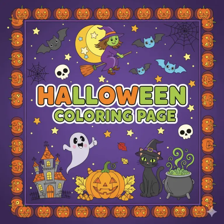 Free Halloween Coloring Pages