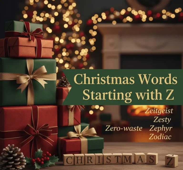 Christmas Words That Start With Z