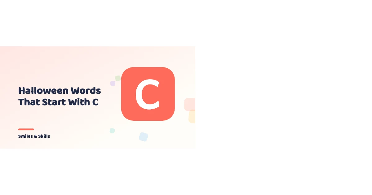 Halloween words that start with C