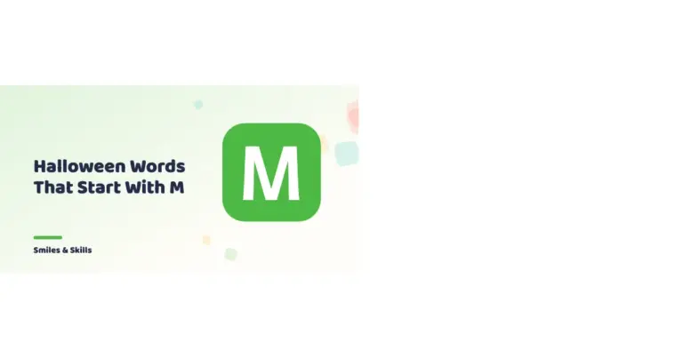 Halloween words that start with M