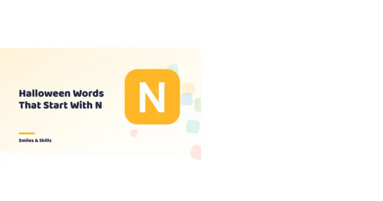 Halloween words that start with N