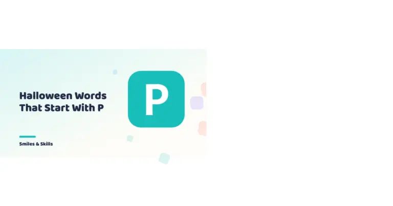 Halloween words that start with P