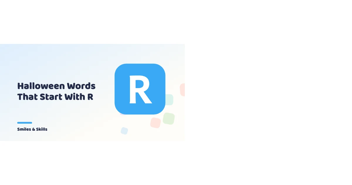 Halloween words that start with R