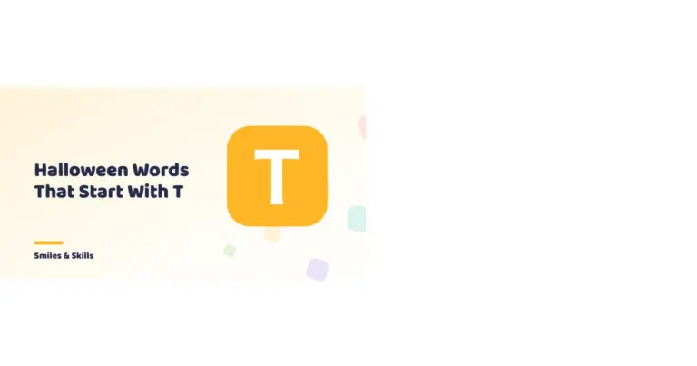 Halloween words that start with T