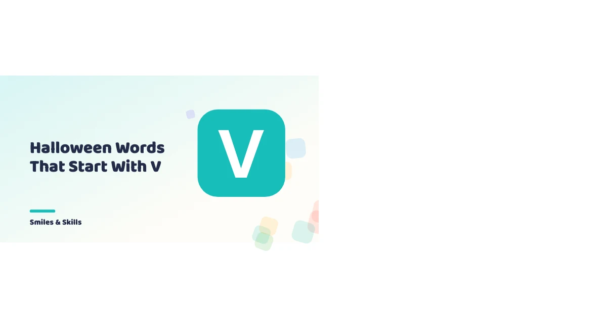 Halloween words that start with V