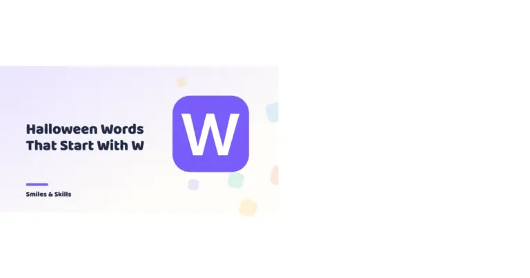 Halloween words that start with W