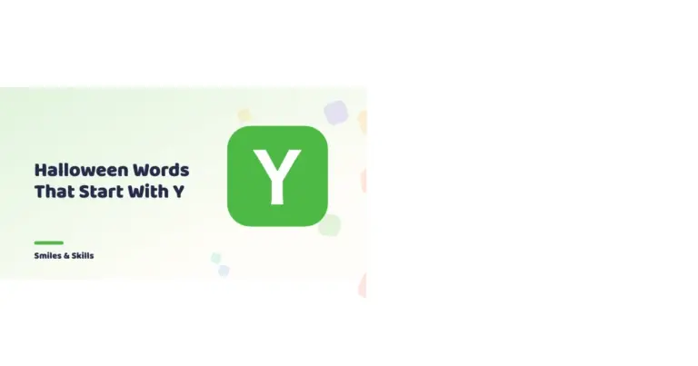 Halloween words that start with Y
