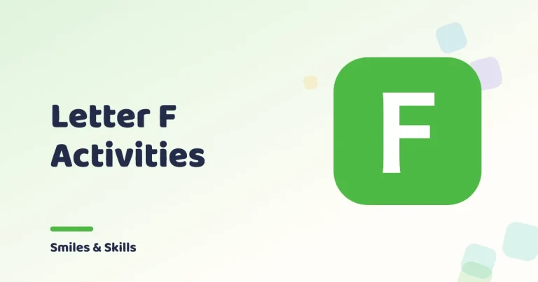 Letter F Activities for Preschoolers: 3 Ideas + 3 Free Printables