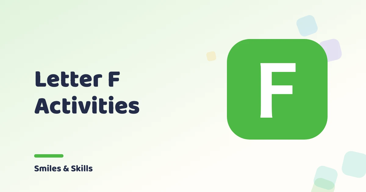 Letter F Activities for Preschoolers: 3 Ideas + 3 Free Printables