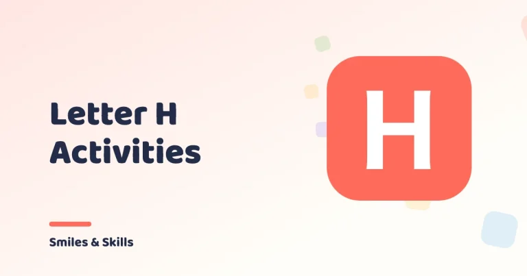 Letter H Activities for Preschoolers: 3 Ideas + 3 Free Printables