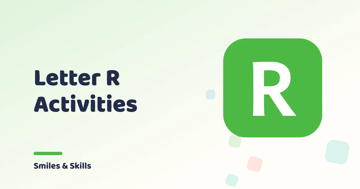 Letter R Activities for Preschoolers: 3 Ideas + 3 Free Printables